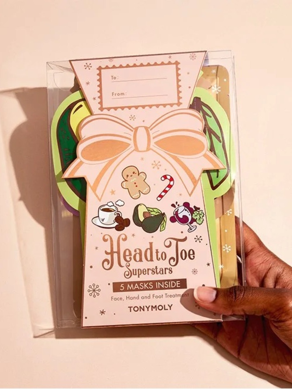 Head to Toe Superstars Holiday Mask Set Brand New